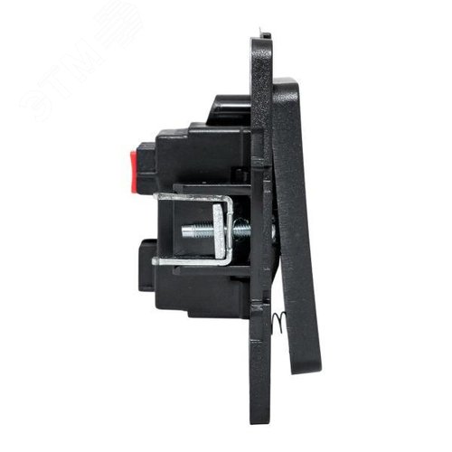 Механизм кнопки нажимной 10А черный Стокгольм EKF - фото 3