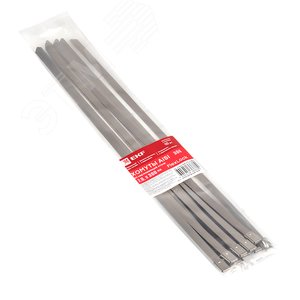 Хомут AISI 304 из нержавеющей стали, 7.9x360 (10 шт.) FlexLock PROxima - фото 2