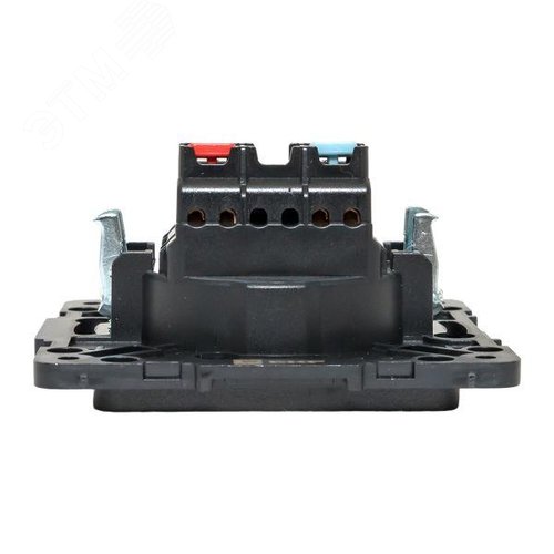 Стокгольм Механизм Розетки 1-местной б/з 10 А черный с защ. штор. - фото 7