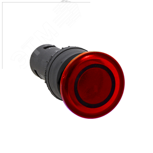 Кнопка SW2C-MD 'грибок' красная с подсветкой NO+NC 24В PROxima