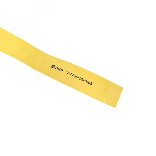 Термоусаживаемая трубка ТУТ нг 25/12,5 желтая рулон PROxima - фото 5