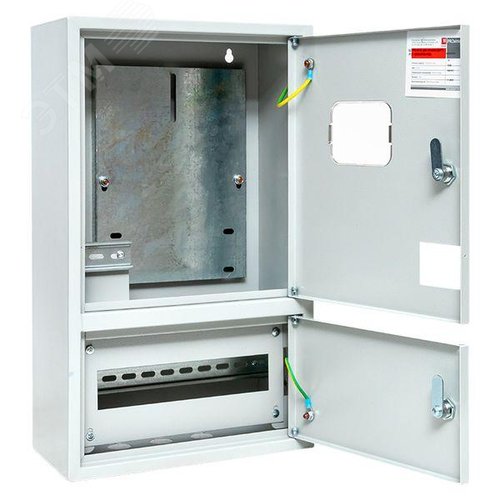 Щит учетно-распределительный навесной ЩУРн-3/15 с замком с окном IP31 БУР-3/15И - фото 3