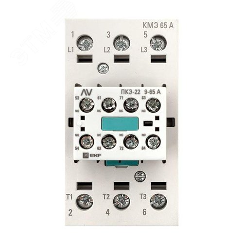 Комплект КМЭ 65А 400В АС с дополнительными контактами 2НО+2НЗ EKF AVERES - фото 3