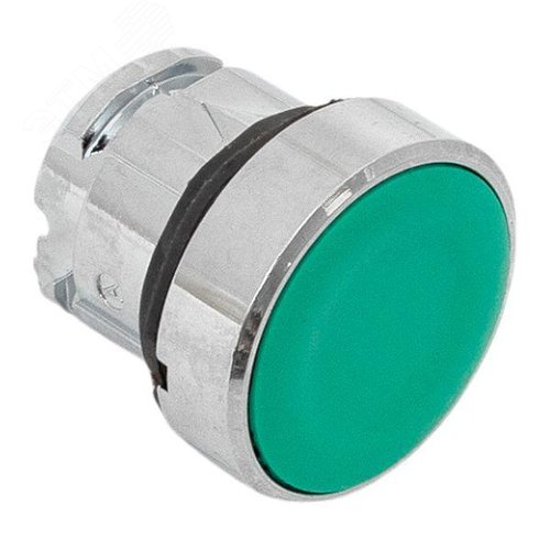 Исполнительный механизм кнопки XB4 зеленый плоский возвратный без фиксации, без подсветки IP65 - фото 6