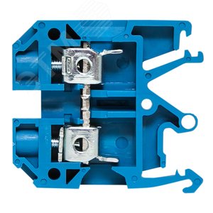 Клемма проходная винтовая JXB 10 мм2 синяя EKF - фото 3