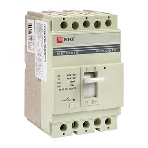 Выключатель нагрузки ВН-99 125/100А 3P - фото 1