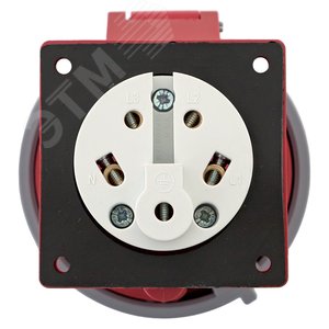 Розетка стационарная внутренняя 3252 3Р+РЕ+N 32А 380В IP67 PROxima - фото 4