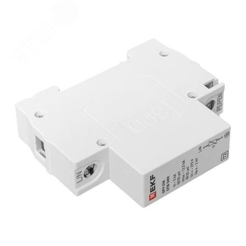 Ограничитель импульсных напряжений ОИН 1Р In=5kA Un=275B Imax=12,5kA - фото 8