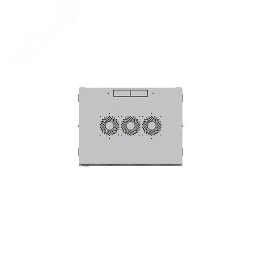 Шкаф настенный 19'' TERACOM PRO 6U 600х450 мм дверь стеклянная с замком-ручкой серый - фото 3