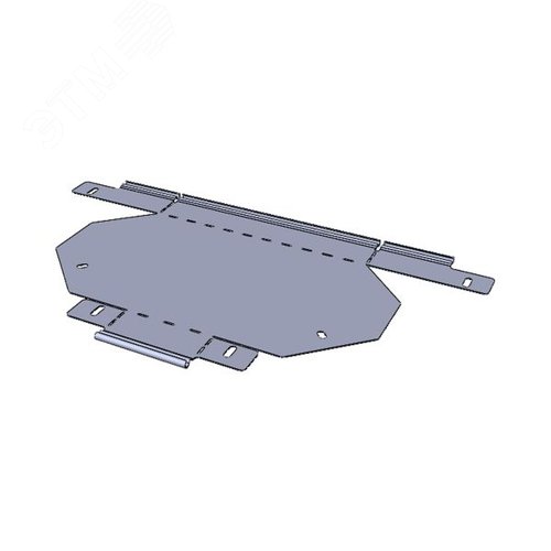 Угол 90 градусов горизонтальный 100x400 мм (плоский) - фото 2