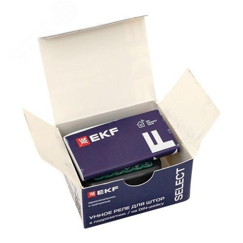 Умное реле для штор в подрозетник 1-канальное Zigbee EKF Connect Select - фото 11