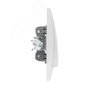 Валенсия кнопка звонка 10А белая - фото 3