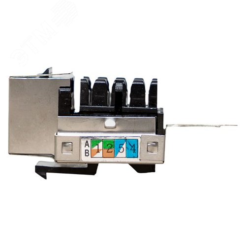 Модуль Keystone розеточный TERACOM PRO Cat.6 RJ-45экран. FTP 110 IDC 90 град. - фото 4