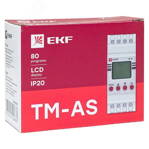 Таймер электронный астрономический одноканальный TM-AS EKF - фото 13