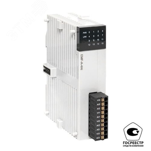 Изображение товара Модуль аналогового ввода EMF 4 PRO-Logic (с поверкой) (шт)