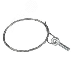 Трос стальной с рым-болтом М8 L=2м (2мм) - фото 1