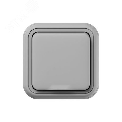 Розетка, одноместная, СП, винтовые клеммы серый, Бронто EKF - фото 2