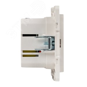 Стокгольм Механизм Розетки с 2USB type-A + type-C белый - фото 3