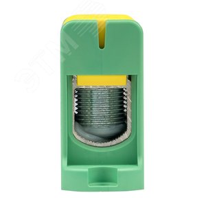 Клемма силовая вводная КСВ 35-150кв мм. желто/зеленая - фото 3