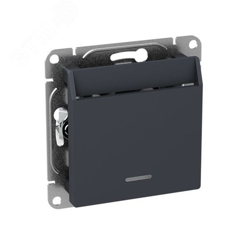 Механизм выключателя. карточный. с подсветкой. графит Эпика EKF - фото 3