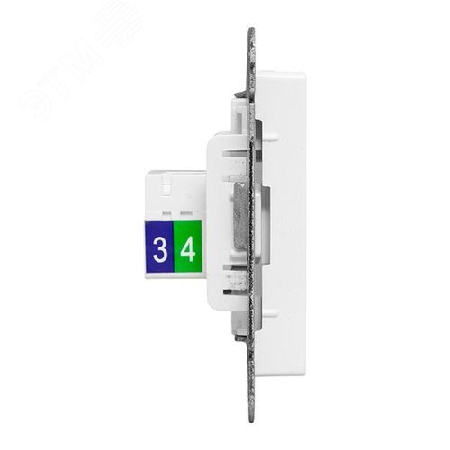 Эпика Механизм розетки RJ11 белый EKF - фото 3