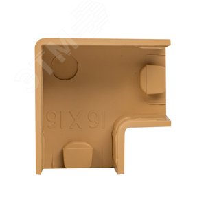 Поворот 90 градусов (16х16) (4 шт) Plast под светлое дерево - фото 2