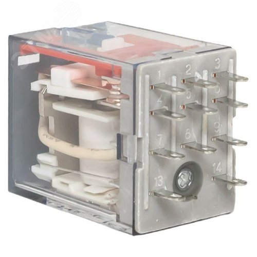 Реле промежуточное с кнопкой и мех. Индикацией RPAt 22/3 10A 110В DC EKF - фото 2