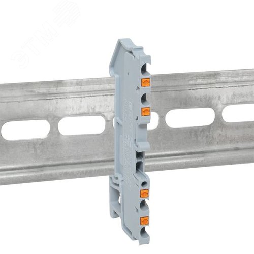 Клемма Push-in 1.5 мм2 4 вывода серая EKF - фото 2