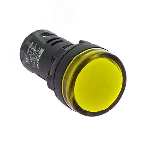Лампа AD16-22HS LED матрица 22мм жёлтый
