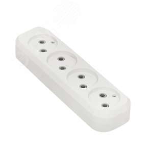 Колодка 4 гнезда без заземления 10А Эксперт - фото 1