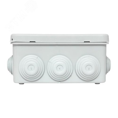 Коробка уравнивания потенциалов КУП-030-014 с крышкой наружная (100х100х50) для прямого монтажа, 10 мембр. вводов серая IP55 EKF - фото 4