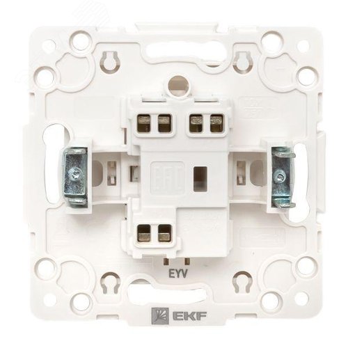 Стокгольм Механизм Выключателя 1-кл. проходного 10А в/к белый - фото 4