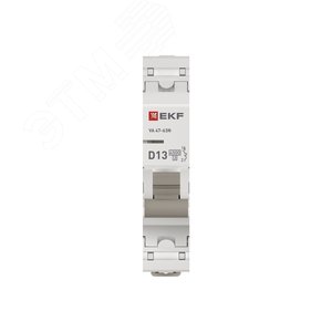 Выключатель автоматический однополюсный 1P 13А (D) 4.5kA ВА 47-63N M634113D PROXIMA EKF - фото 4