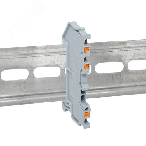 Клемма Push-in 1.5 мм2 3 вывода серая EKF - фото 2