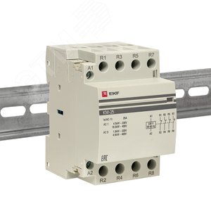 Контактор модульный КМ 25А 4NC (3 мод.) PROxima - фото 2