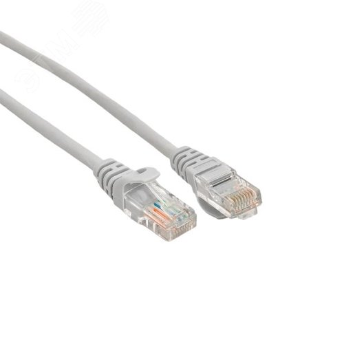 Патч-корд TERACOM PRO Cat.5E неэкранированный UTP оболочка LSZH серый (1.0м) - фото 2