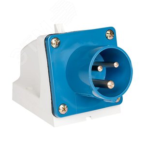 Вилка стационарная 513 2Р+РЕ 16А 220В IP44 PROxima - фото 1