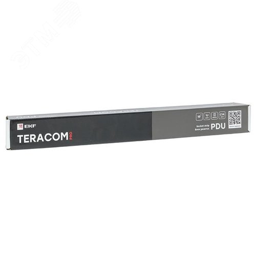 Блок розеток PDU TERACOM PRO 19'' 1U 10А/250В 8 розеток Schuko с выключателем без шнура питания входной разъем C14 корпус алюминий черный - фото 8