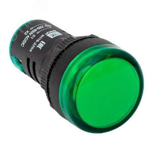 Матрица светодиодная AD16-22HS зеленый 220-400 В AC/DC - фото 1