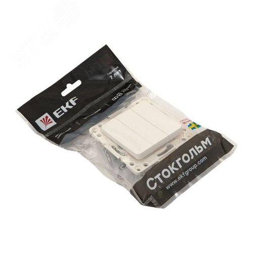 Стокгольм Механизм Выключателя 3-кл. 10А белый - фото 9