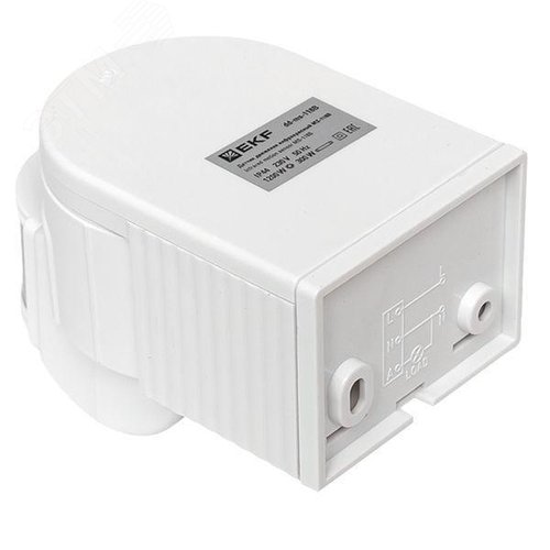 Датчик движения ИК настенный 1200Вт 180 градусов до 12 м IP44 MS-118B PROxima - фото 4