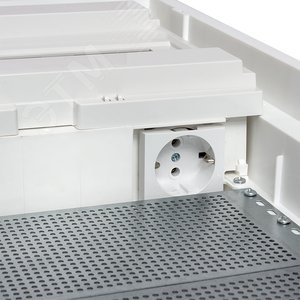 Основание комбинир. щита Nova (1 DIN-рейка + 2 монт. платы) 3 габарит IP41 EKF - фото 3