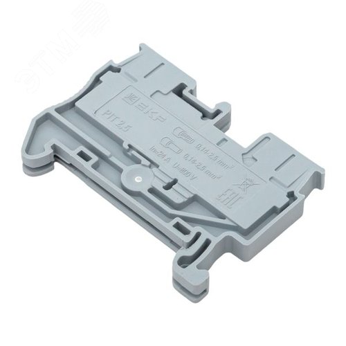 Клемма проходная Push-in 2.5 мм2 серая EKF - фото 7