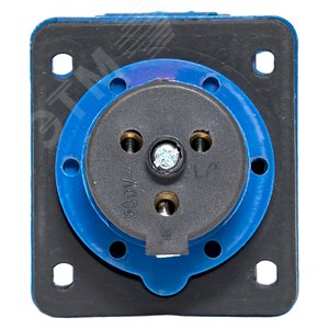 Розетка кабельная 16А 2Р+Е IP44 скрытая 220В 413 - фото 4