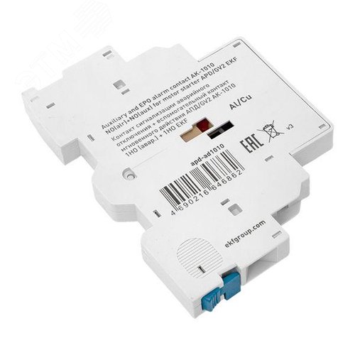 Контакт сигнализации аварийного отключения + вспомогательный контакт мгновенного действия АПД/GV2 АК-1010 1НО (авар.) + 1НО EKF - фото 7