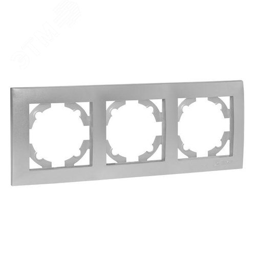 Изображение товара Валенсия Рамка 3-местная сталь (шт)
