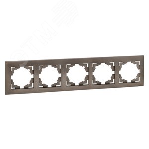 Изображение товара Валенсия Рамка 5-местная графит (шт)