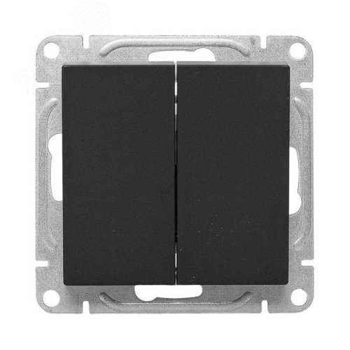 Эпика Механизм выключателя 2кл. черный EKF - фото 2