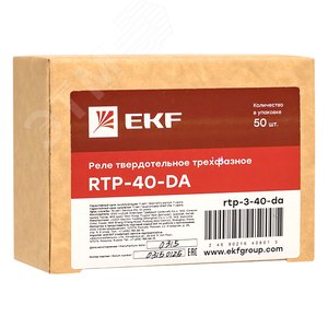 Реле твердотельное трехфазное RTP-40-DA PROxima rtp-3-40-da EKF - 2