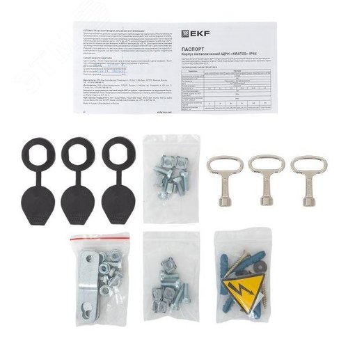 Щит распределительный навесной KRATOS 168 модулей 100.65.30 IP66 EKF - фото 19